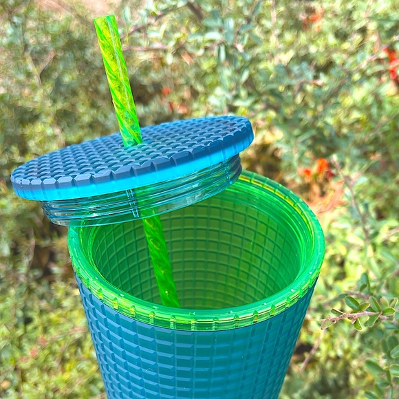 Starbucks Green Grid Tumbler 💚 Starbucks Mountain Dew Venti Tumbler cup - Picture 6 of 6